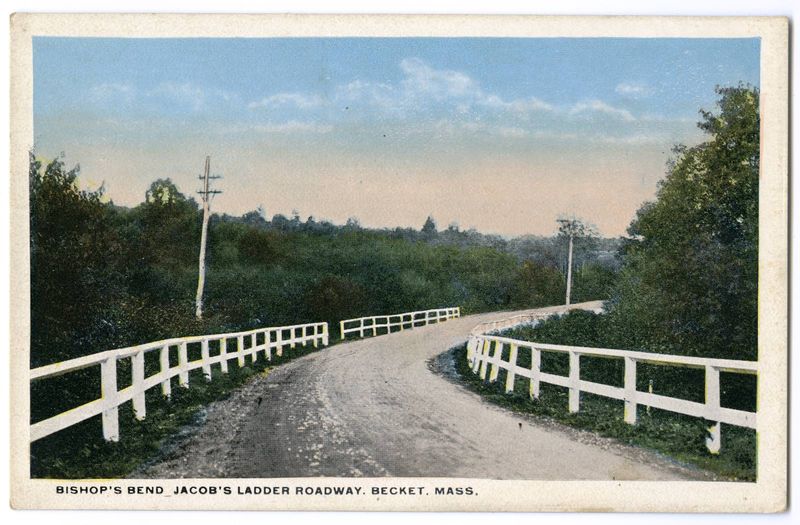 Bishop's Bend Jacob's Ladder Roadway. Becket, Mass.