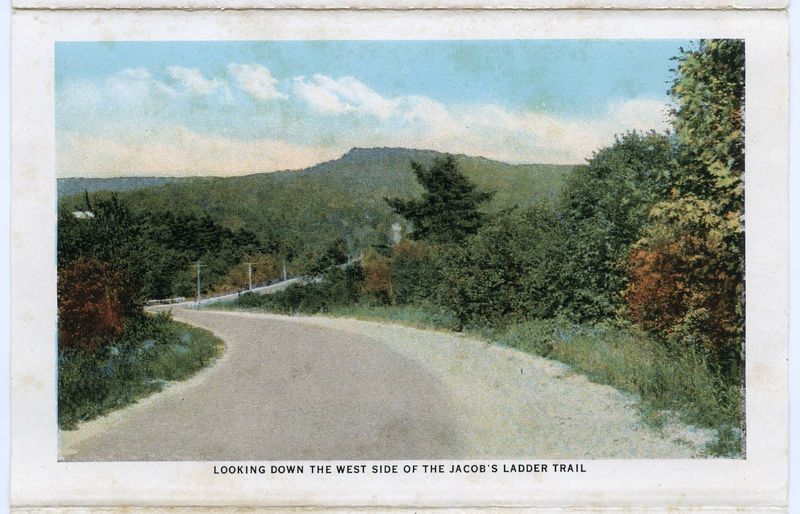 Looking Down the West Side of the Jacob's Ladder Trail