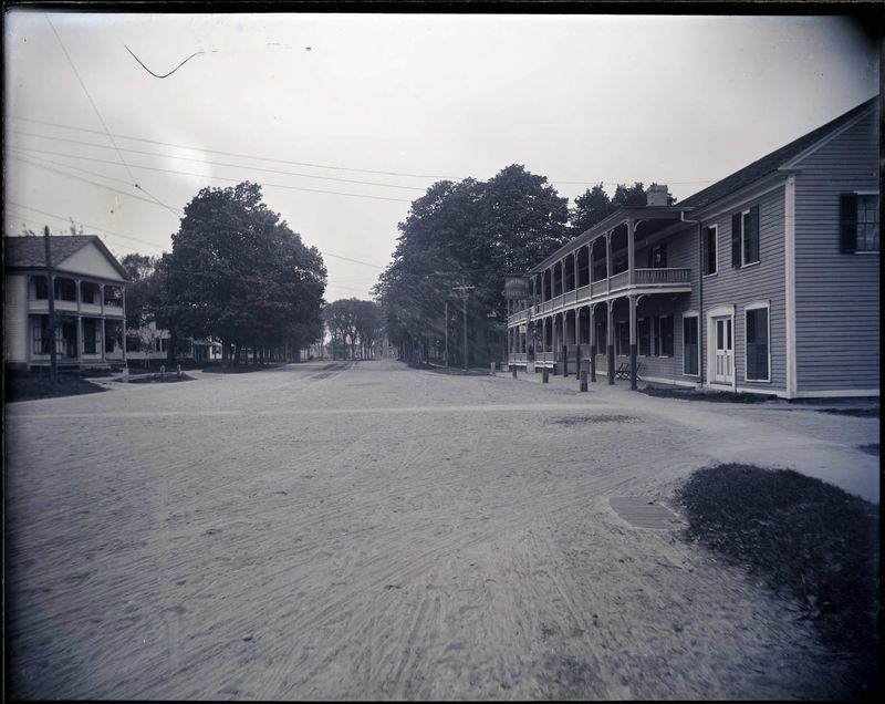 Montague Main St Car Tracks & Montague Hotel