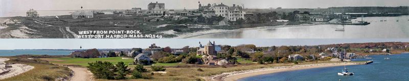 View from Point-Rock then (c. 1906) and now (2012)