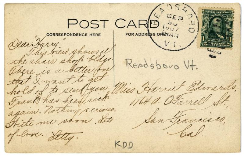 Readsboro, VT. reverse