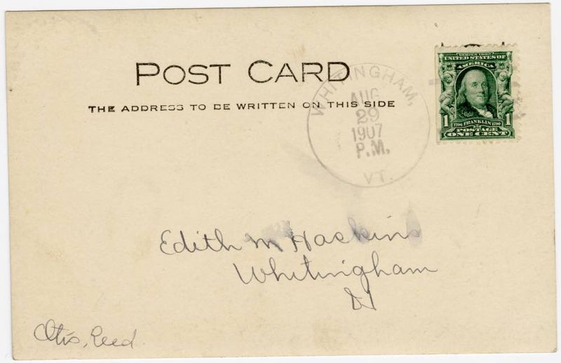 Bridge over Deerfield at Readsboro, Vt. reverse