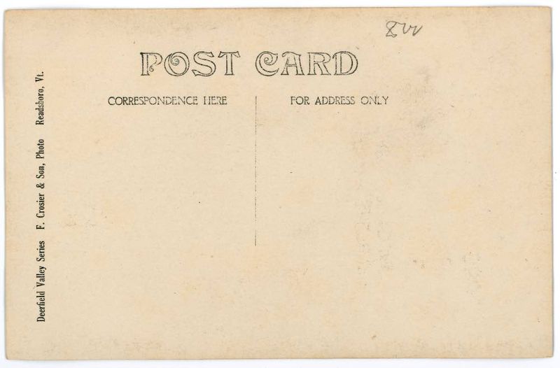 Readsboro, VT. Deerfield River & West Branch reverse