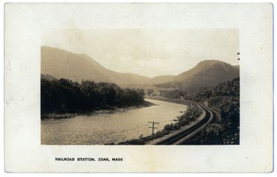 Railroad Station, Zoar, Mass.