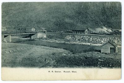 R.R. Station. Russell, Mass.