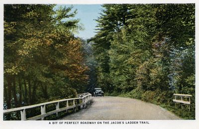 A Bit of Perfect Roadway on the Jacob's Ladder Trail.