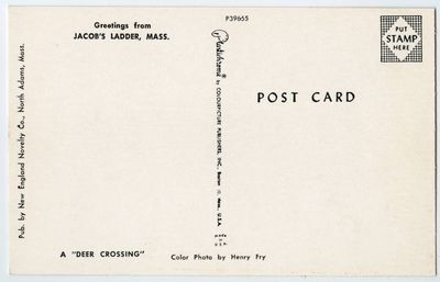 Greetings from Jacob's Ladder, Mass. reverse