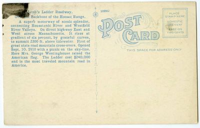 Morey Hill Cut Off, Jacobs Ladder Roadway, Becket, Mass. reverse