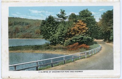 A Glimpse of Greenwater Pond and Highway.jpg