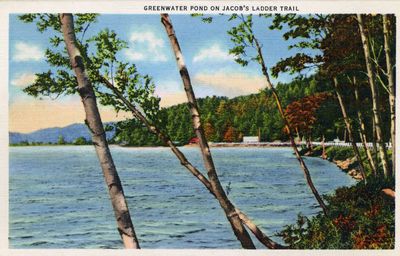 Greenwater Pond on Jacob's Ladder Trail (Jacob's Ladder Mass. 1937 folder).jpg