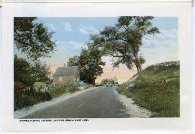Approaching Jacobs Ladder from East Lee.
