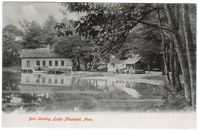 Boat Landing, Lake Pleasant, Mass.