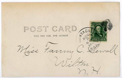 Lower Main St - Montague Mass. reverse