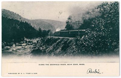 Along the Deerfield River, near Zoar, Mass.