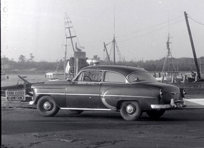 Hurricane Carol Sep 1954 (Myett) - Lees Wharf (detail)