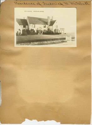 Residence, Acoaxet, Mass. (Wpt Hist Soc)