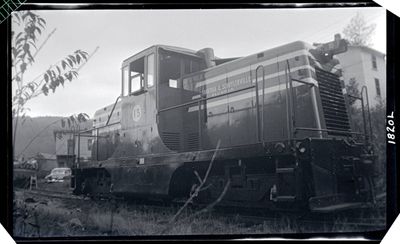 Saratoga & Schuylerville #15 diesel at Readsboro, Vt. 10-10-54