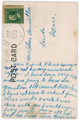 Chaer Mfg Co Readsboro Vt. reverse