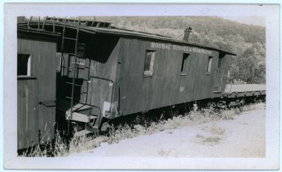 HT&W no. 16 Caboose Readville (Readsboro) Vt 1934
