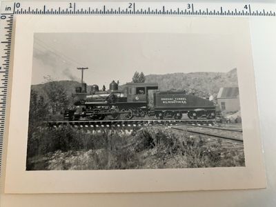 HT&W no.6 2-6-0 on table Readsboro Oct 9 1943 ebay