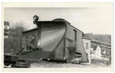 Hoosac Tunnel & Wilmington Snow Plow at Reedsboro, Vt. 4-12-1952