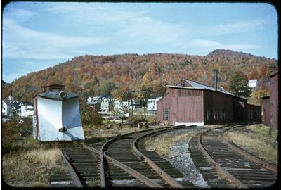 HT&W Yard Scene Readsboro Vt Oct 6, 1957 