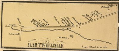 Hartwellville map