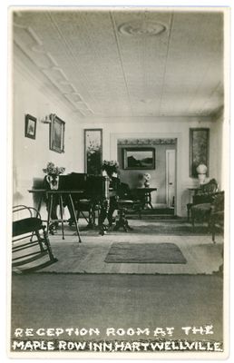 Reception Room at the Maple Row Inn, Hartwellville.