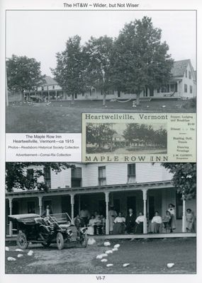 The Maple Row Inn Heartwellville, VT ca 1915