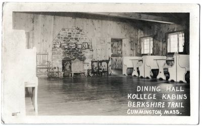 Dining Hall Kollege Kabins Berkshire Trail Cummington, Mass..jpg