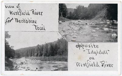 View of Westfield River from Berkshire Trail opposite