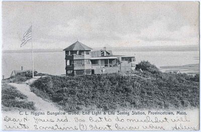 C. L. Higgins Bungalow Wood, End Light & Life Saving Station, Provincetown, Mass..jpg
