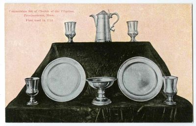 Communion Set at Church of the Pilgrims, Provincetown, Mass..jpg