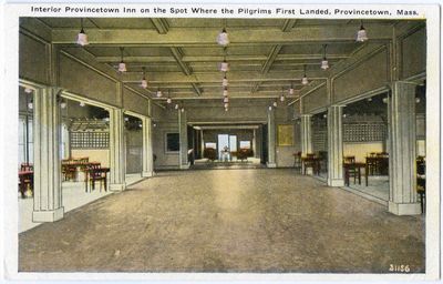 Interior Provincetown Inn on the Spot Where the Pilgrims First Landed, Provincetown, Mass..jpg