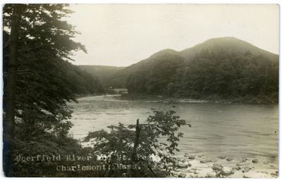 Deerfield River and Mt. Peak, Charlemont Mass.
