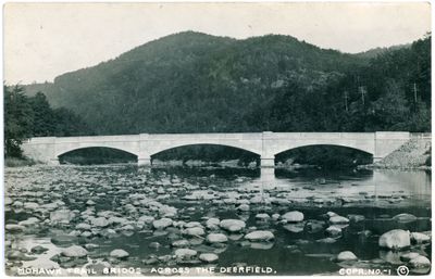 Mohawk Trail Bridge Across the Deerfield. Copr. No.-1 (Canedy) copy D