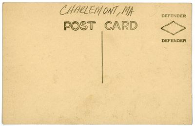 Three Arch Bridge over Deerfield River on Mohawk Trail Charlemont, Mass. 114 reverse