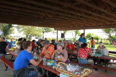 Picnic crowd