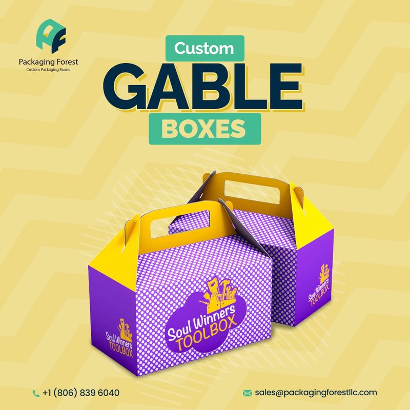 A custom gable box is a great packaging solution for your product. This type of box is usually used to package card and board ga