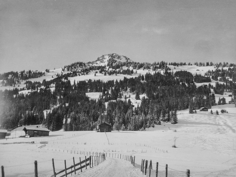 Winter 1924 Op weg naar Gstaad