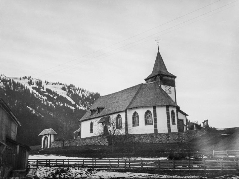 Winter 1924 Lauenen (Kerkje)