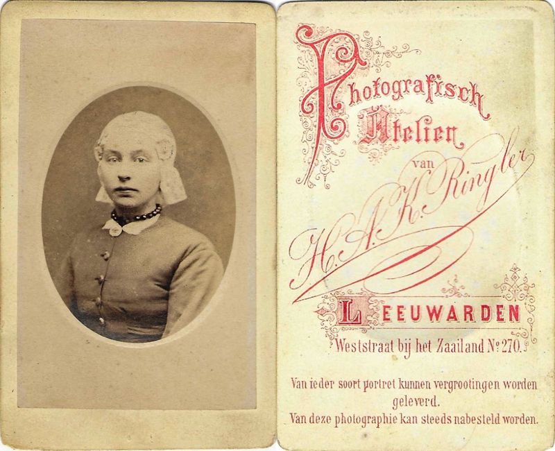 Ringler, Hendrik Anthonie Karel, Leeuwarden, 1872-1876 semi-emaille