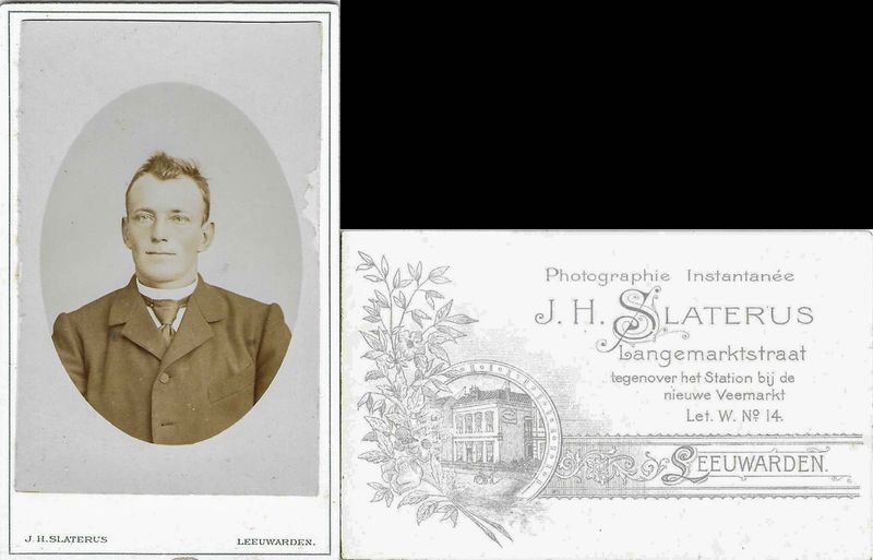 Slaterus, Idanus Hendrikus, Leeuwarden, 1890 - 1900