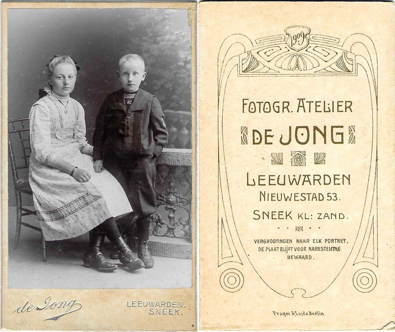 Jong, Aaltje de, Leeuwarden, 1909