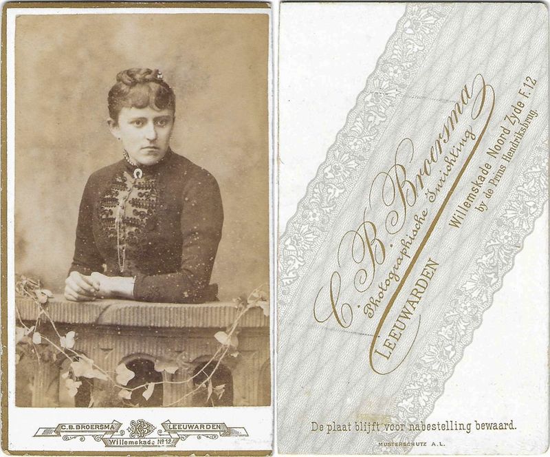 Broersma, Cornelis Bernardus, Leeuwarden, 1882 – 1893