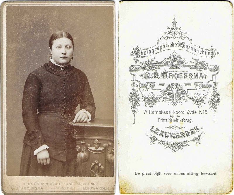 Broersma, Cornelis Bernardus, Leeuwarden, 1882 – 1893