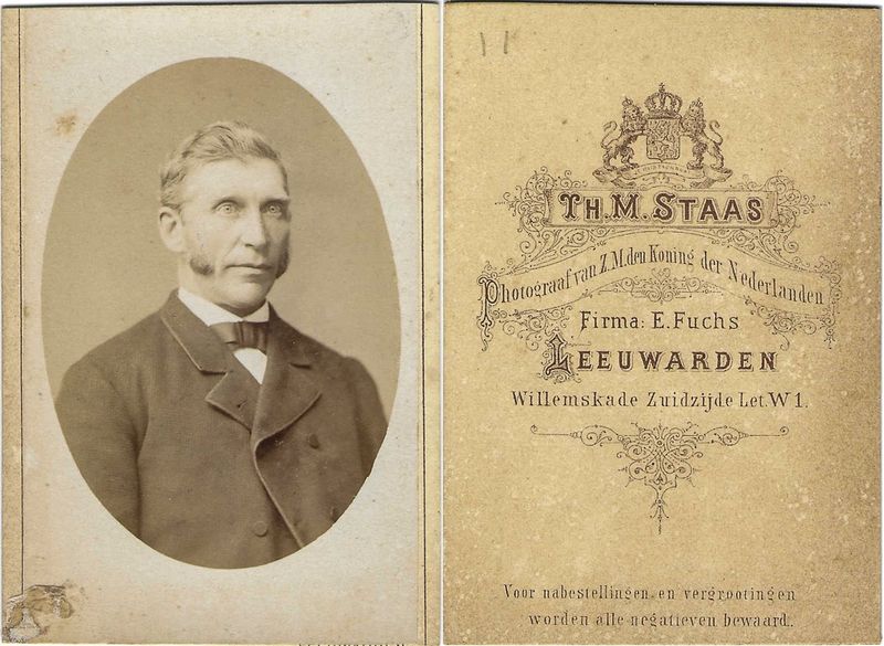 Staas, Thomas Martin, Leeuwarden, 1874  1895