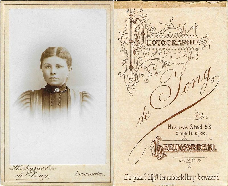 Jong, Aaltje de, Leeuwarden, 1895 - 1901