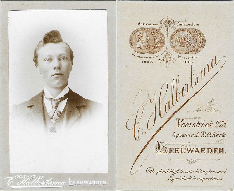 Halbertsma, Cornelis, Leeuwarden, 1891  1899