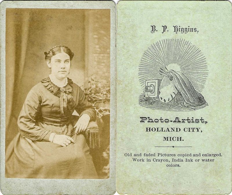 Higgins, Benjamin P., Holland City, Michigan, 1876 - 1905